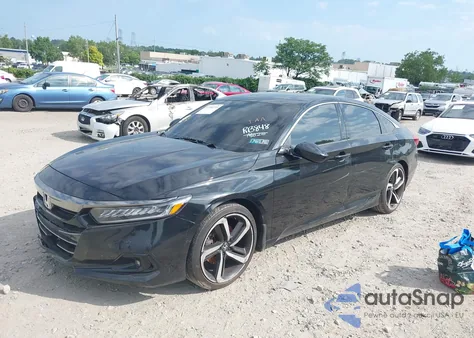 2022 Honda Accord Sport 2.0T из США, поврежденный, VIN 1HGCV2F30NA016553